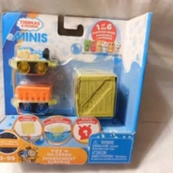 Thomas & Friends MINIS Fizz 'n Go Cargo Surprise Percy & Alien...